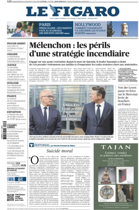 Cover of Le Figaro