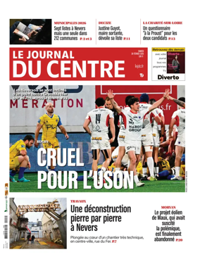 Cover of Le Journal du Centre