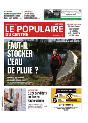 Cover of Le Populaire du Centre (Haute-Vienne)