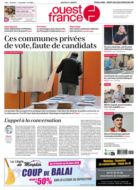 Cover of Ouest France (Challans / Saint-Gilles-Croix-de-Vie)