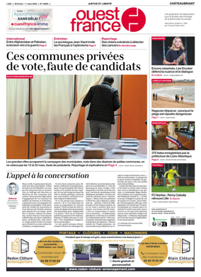Cover of Ouest France (Chateaubriant)