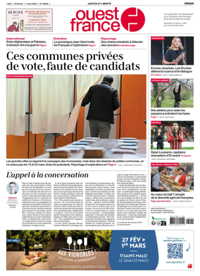 Cover of Ouest France (Dinan)