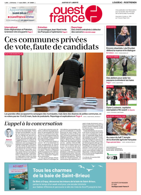 Cover of Ouest France (Loudeac / Rostrenen)