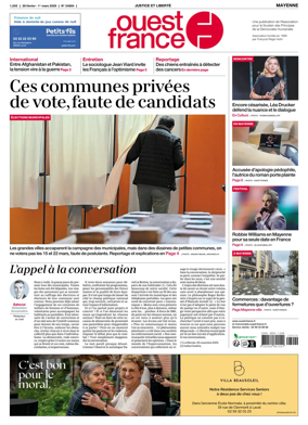 Cover of Ouest France (Mayenne)
