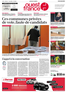 Cover of Ouest France (Pornic / Pays de Retz)