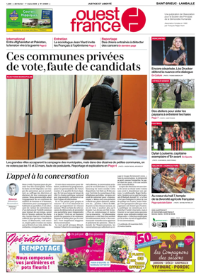 Cover of Ouest-France (Saint-Brieuc Lamballe)