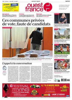 Cover of Ouest France (Sarthe)