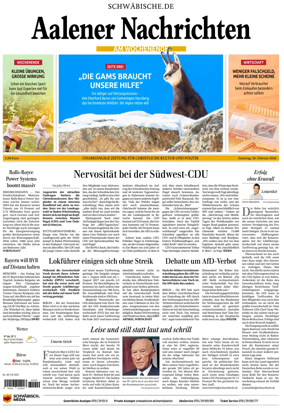 Cover of Aalener Nachrichten