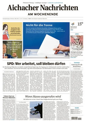 Cover of Aichacher Nachrichten