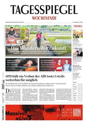 Cover of Der Tagesspiegel
