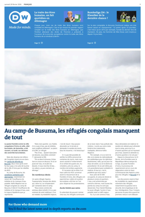 Cover of Deutsche Welle (French Edition)