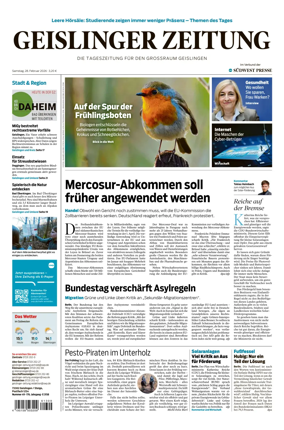 Cover of Geislinger Zeitung