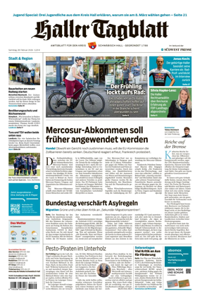 Cover of Haller Tagblatt
