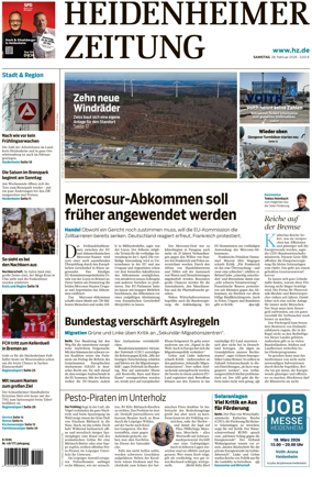 Cover of Heidenheimer Zeitung
