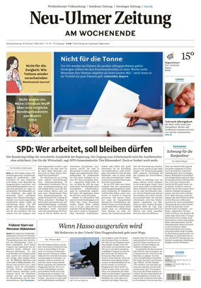 Cover of Neu-Ulmer Zeitung