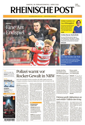 Cover of Rheinische Post - Monchengladbach and Korschenbroich