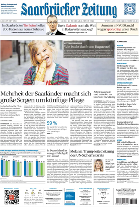 Cover of Saarbruecker Zeitung