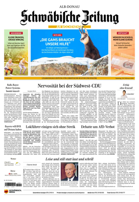 Cover of Schwabische Zeitung (Alb-Donau)