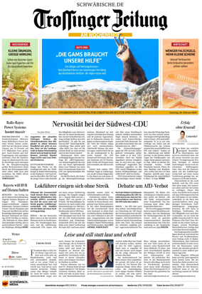 Cover of Trossinger Zeitung
