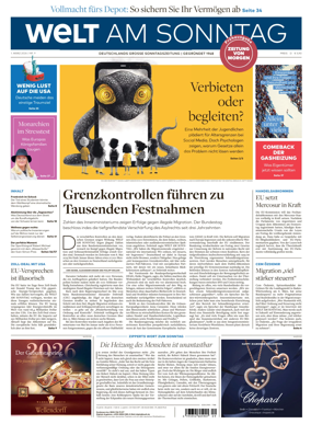 Cover of Welt am Sonntag