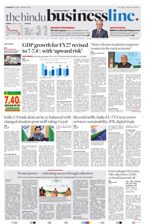 Cover of BusinessLine (Hyderabad)