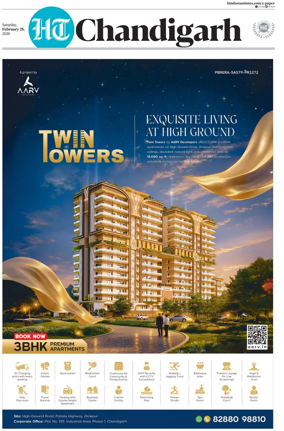 Cover of Hindustan Times (Chandigarh) - Live