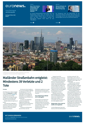 Cover of Euronews (German Edition)