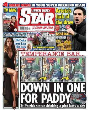 Cover of Irish Daily Star