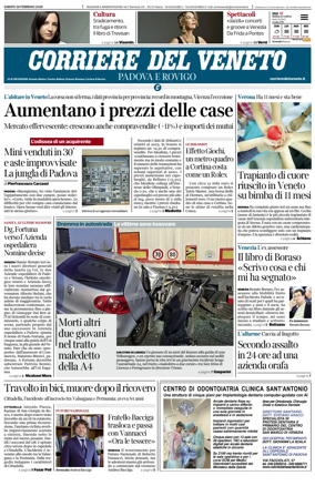 Cover of Corriere del Veneto (Padova e Rovigo)
