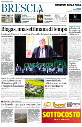 Cover of Corriere della Sera (Brescia)