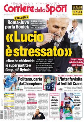 Cover of Corriere dello Sport