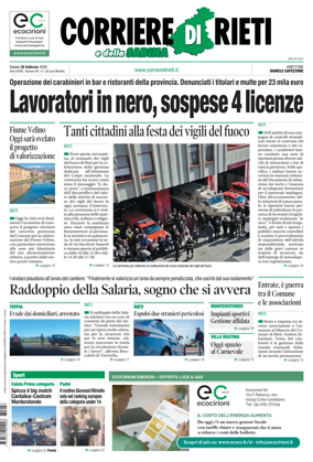 Cover of Corriere di Rieti