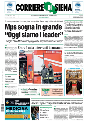 Cover of Corriere di Siena