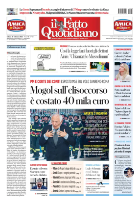 Cover of Il Fatto Quotidiano