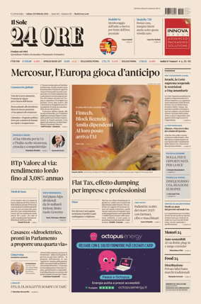 Cover of Il Sole 24 Ore