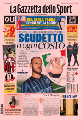 Cover of La Gazzetta dello Sport - Napoli