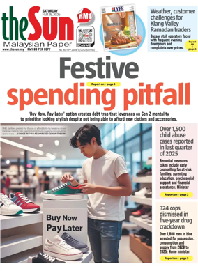 Cover of The Sun (Malaysia)