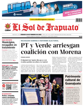 Cover of El Sol de Irapuato