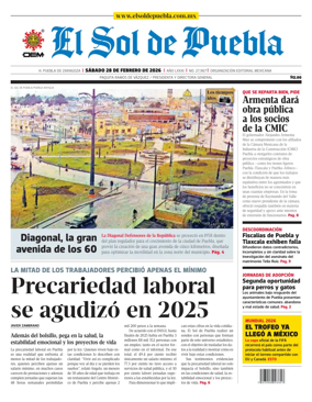 Cover of El Sol de Puebla