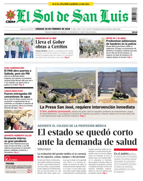 Cover of El Sol de San Luis Potosi