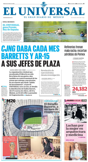 Cover of El Universal