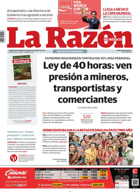 Cover of La Razon de Mexico