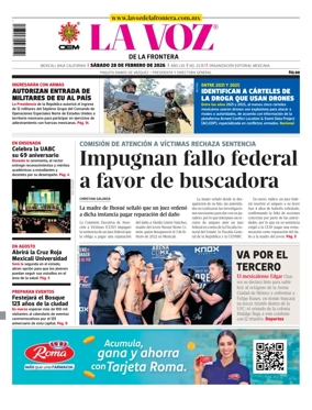 Cover of La Voz de la Frontera