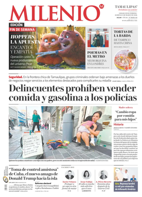 Cover of Milenio Tamaulipas
