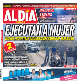 Cover of Periodico Al Dia (Irapuato)