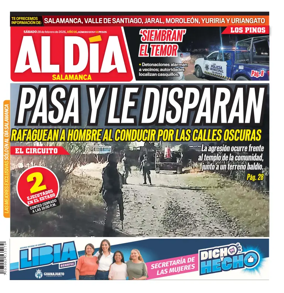 Cover of Periodico Al Dia (Salamanca)