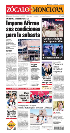 Cover of Zocalo Monclova