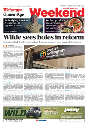 Cover of Wairarapa Times-Age (NZ)