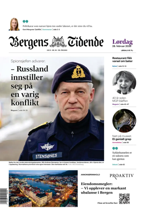 Cover of Bergens Tidende