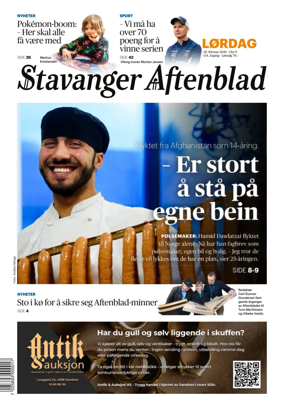 Cover of Stavanger Aftenblad
